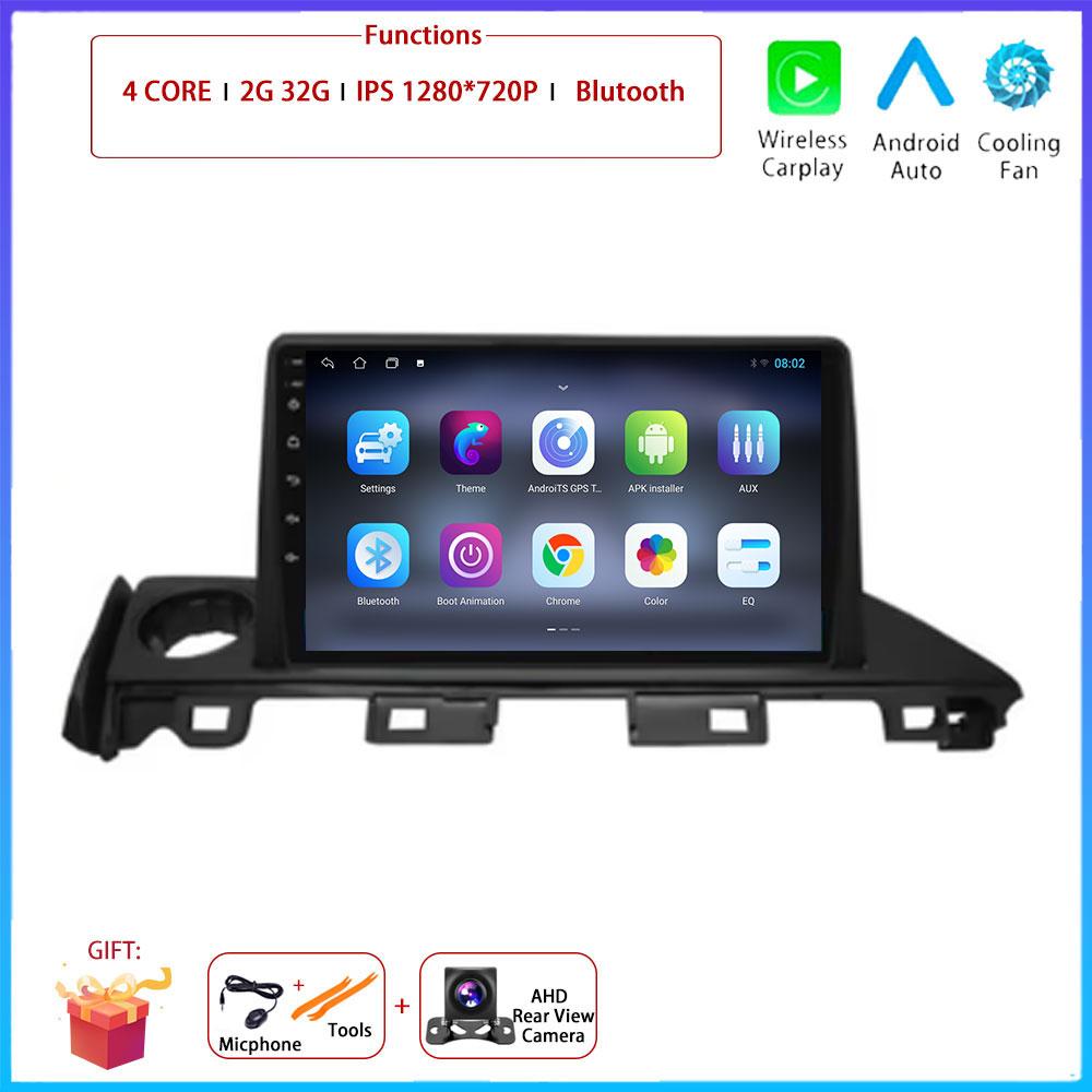 9“ For Mazda 6 Atenza 3 2016 -2018 Car 4G Android OS Radio Stereo Multimedia Video GPS Navigation Player QLED Screen BT 5.0 Wifi