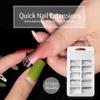 Crystal Reusable Gel Nail Extension Tips, 100 Pieces