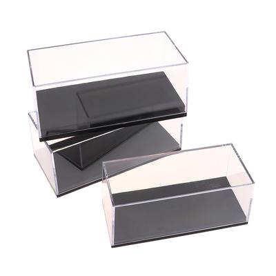 1Pcs Transparent Display Box Modell Auto Modell Staub Abdeckung Acryl Box Display Rack