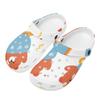 Cute Pattern EVA Clogs for Women Men Breathable Lightweight Slip On Casual Shoes Soft Sole Summer Sandals Casual Walking