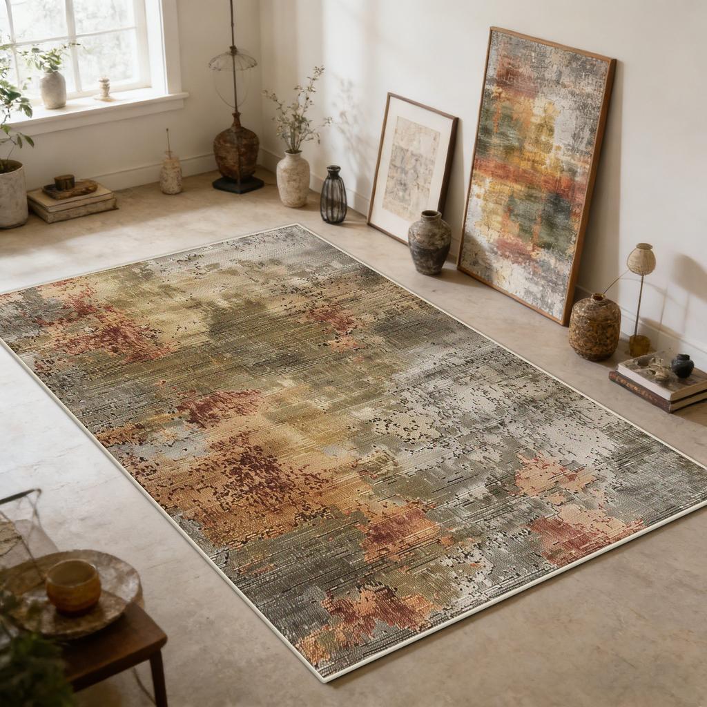 Retro Abstract Art Style Living Room Carpet Modern Decoration Easy Clean Studio Rug Bedroom Cloakroom Lint-free Floor Mat Tapete