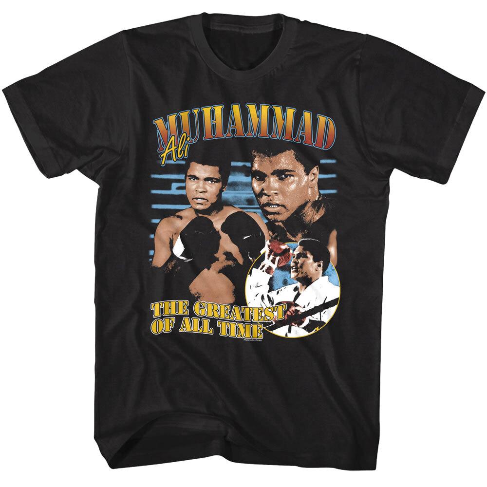 Muhammad Ali GOAT Montage Men T Shirt Boxing Champion Heavyweight L