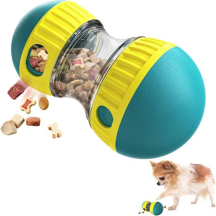 Jouet Chien Occupation, Slow Feeder pour Chiens, Vert, Distributeur de Croquettes pour Chiens Jouets, Améliore La JOUET A FRIANDISE