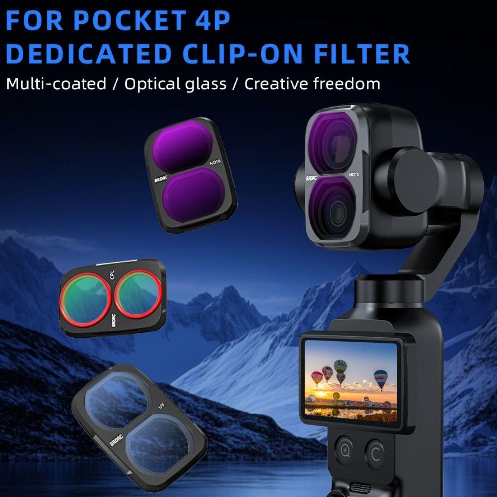 LPR Lens Filters MCUV/CPL Lens Protector for DJI Osmo Pocket 4P Gimbal Camera Accessories