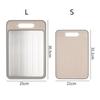 S/L Double Sided Cutting Board Thawing Function Cut Vegetables Meat Fruit Chopping Boards with Knife Sharpener Kitchen Gadgets