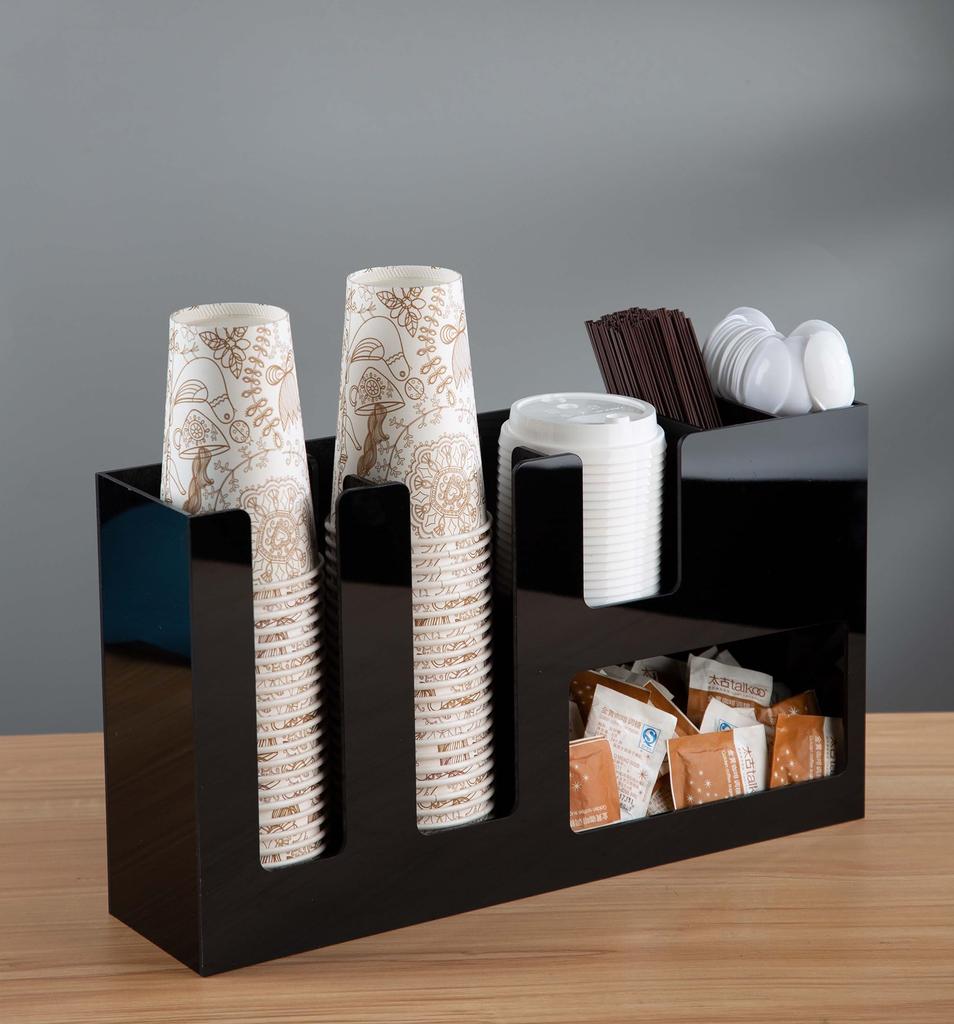Paper Cup Holder, Cup Stand, Coffee Cup Holder, Paper Cup Holder, Cup Stand, for Use In Coffee Shops and Other Commercial Establishments (acrylic, No