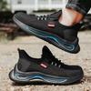 Anti-smashing and Anti-piercing Men's Labor Insurance Shoes, Breathable and Deodorant, Lightweight Steel Baotou, Safety Insulation, Static Work Shoes