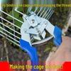 M-Type Binding Cage Pliers for Chicken, Rabbit, and Pigeon Coop Assembly.