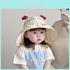Baby Summer Breathable Cotton Sun Hat With Wide Brim For Outdoor Sun Protection