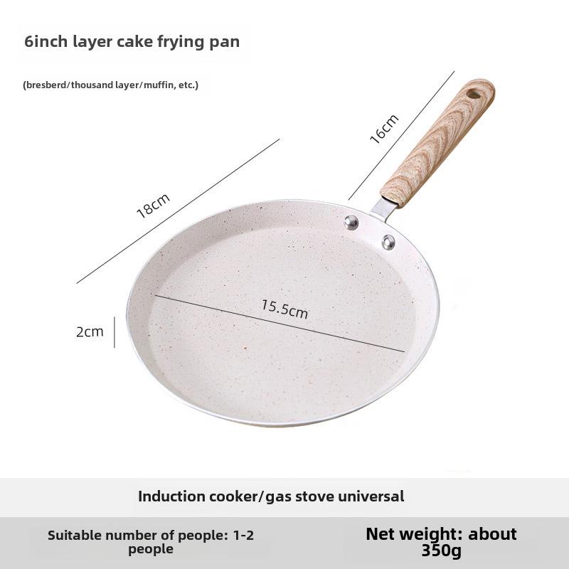 Antihaftbeschichtete Pfannkuchen- und Omelettpfanne aus Aluminium