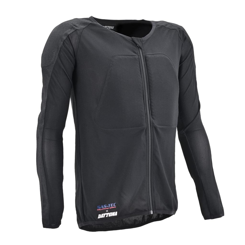 Daytona Motocyklový chránič Vnitřní vrstva Síťovina CE Standard Doporučeno JMCA Tkanina odolná proti proříznutí s okamžitým vytvrzováním Slim Fit Černá WF Velikost 37498 SAS-TEC