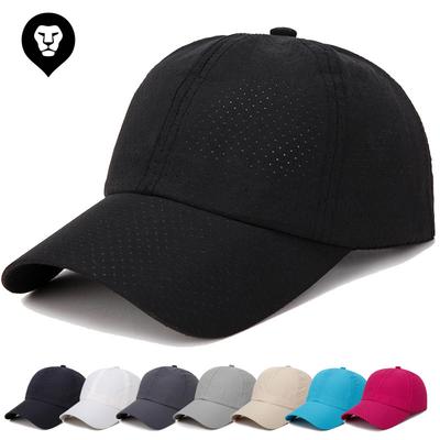 Hut Herren Sommer Dünn Schatten Schnelltrocknend Mesh Baseball Cap Atmungsaktiv Sonnenkappe Sportkappe Damen