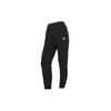 Knitted Sweatpants Women's Black Moderate Cuffed Pants HM7057