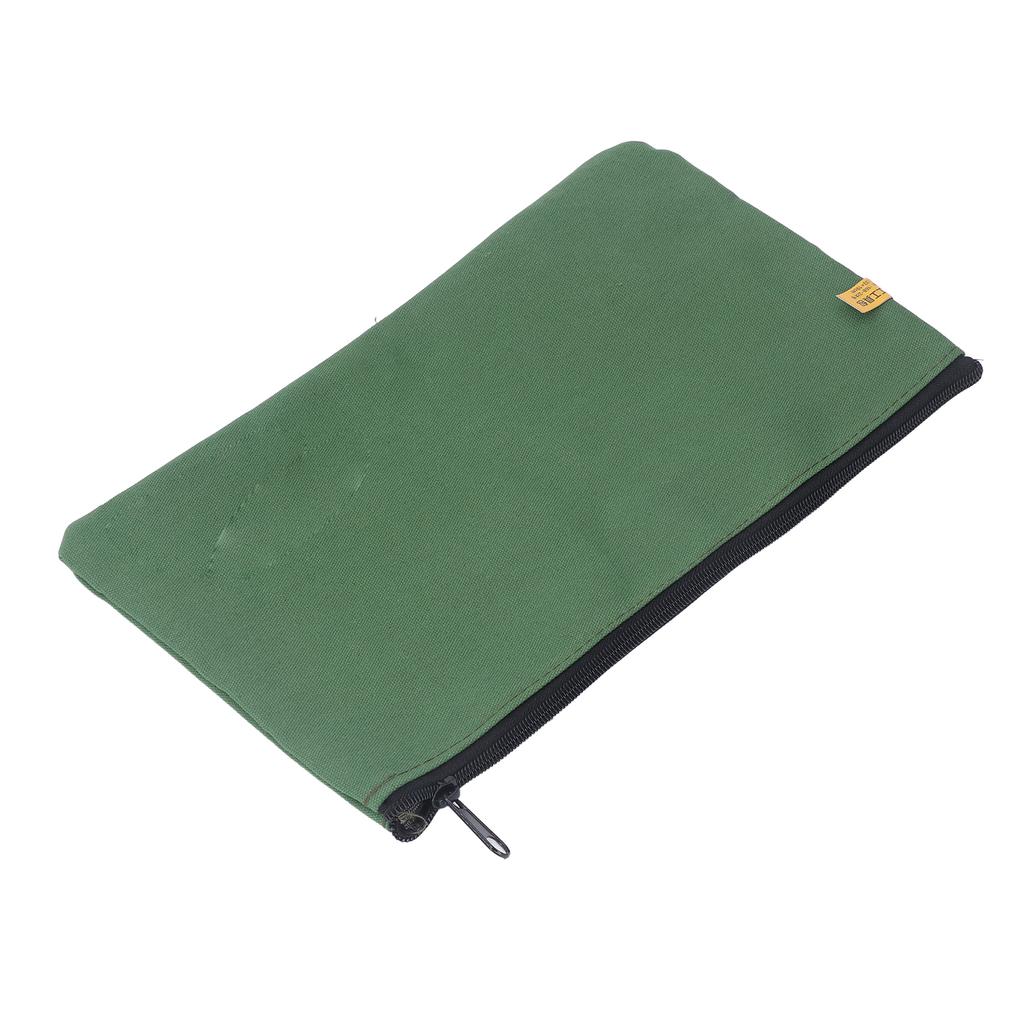 Werkzeugtasche Armeegrün Canvas Tragbar Multifunktional Schwerlast Handtasche für Schraubenschlüssel Schraubendreher Nagel