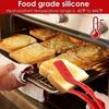 Silikon Küchenzange Antihaft Steakspatel Eier Pfannkuchen Bratwender Große Öffnung Küchenkochschaufel für Grillzange