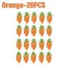 Easter Carrot Rabbit Bags Cute Bunny Gift Packing Velvet For Valentine Chocolate Candy Wedding Party Jewelry Organizer