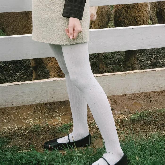 [2nd] DOT POINT COTTON TIGHTS [3COLORS]