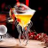 Stylish Stemmed Glass Octopus Tentacle Wine Goblets, Jellyfish Shape Cocktail Glass, Artistic Stemware for Multi-functional Wine, Cool Bar Decor,