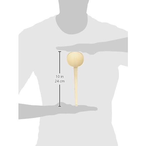 Endo Shoji Komerická naběra na polévku, 24 cm, bukové dřevo, vyrobeno v Japonsku, BSY08024
