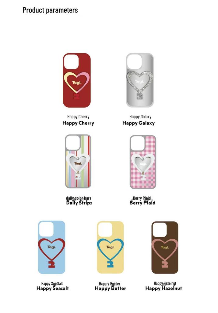 Heart-Shaped Leather Phone Case with Metal Bracket for iPhone 16 Pro Max - Tags That Make You Happy
