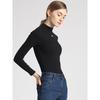 Half Turtleneck Super Hot Letter Underwear Blouse Female 2025 Fall and Winter Long Sleeve Pure Cotton T-shirt Knitted Inner Match Can Be Outerwear Top