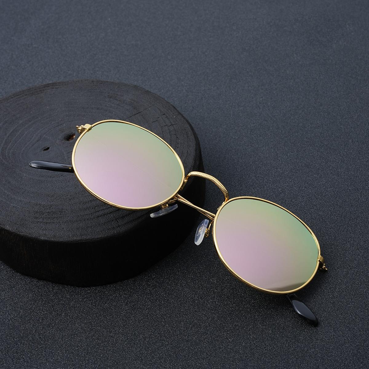 

1pc New Fashion Women s Sunglasses, High-End Design for Large Faces Vintage Shades Beach Fashion Accessory Men s Sunglasses чорний