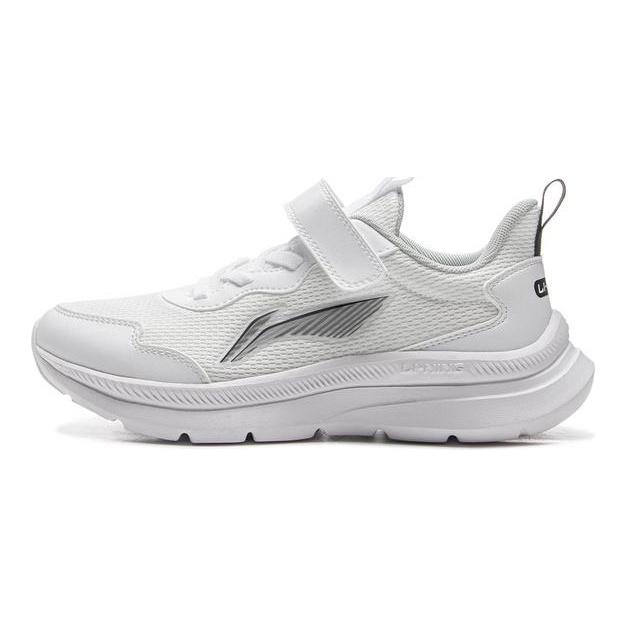 Li Ning Kids Versatile Comfortable Physical Test Wear Durable Low-Top Running Shoes Men Running Shoes White YKFU112-5