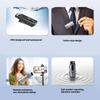 Wireless Bluetooth-compatible 6.0 Lavalier Headset Featuring 30 Hours Call Time 50 Hours Music Playbacks Vibration Alert for Business