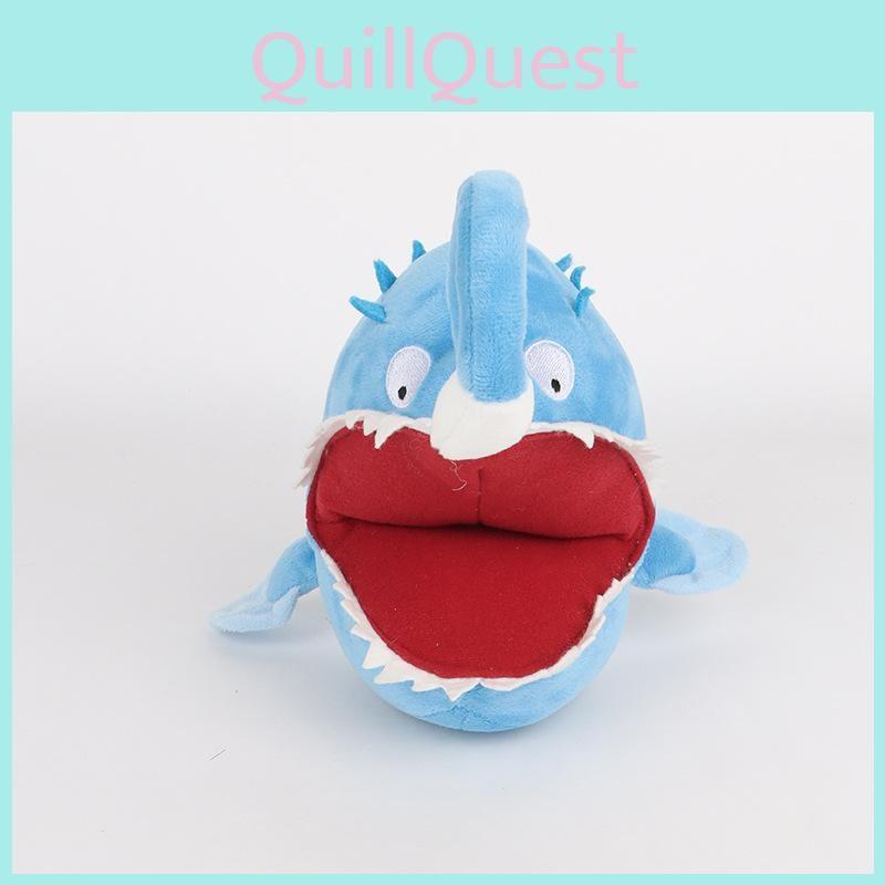 Sea Originality Deep Brown Blue Lanternfish Cartoon Plush Toy For Room Decor