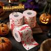 Papel Higiénico de Halloween de 2 Capas con Estampado de Sangre para Decoraciones de Fiesta