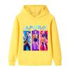 B1221 Kids Boys Girls Kpop Rumi Zoey Mira Print Long Sleeves Hoodie