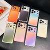 Korean Style Gradient Blended Square iPhone 17 Pro Max Case, New Hot Design for Females