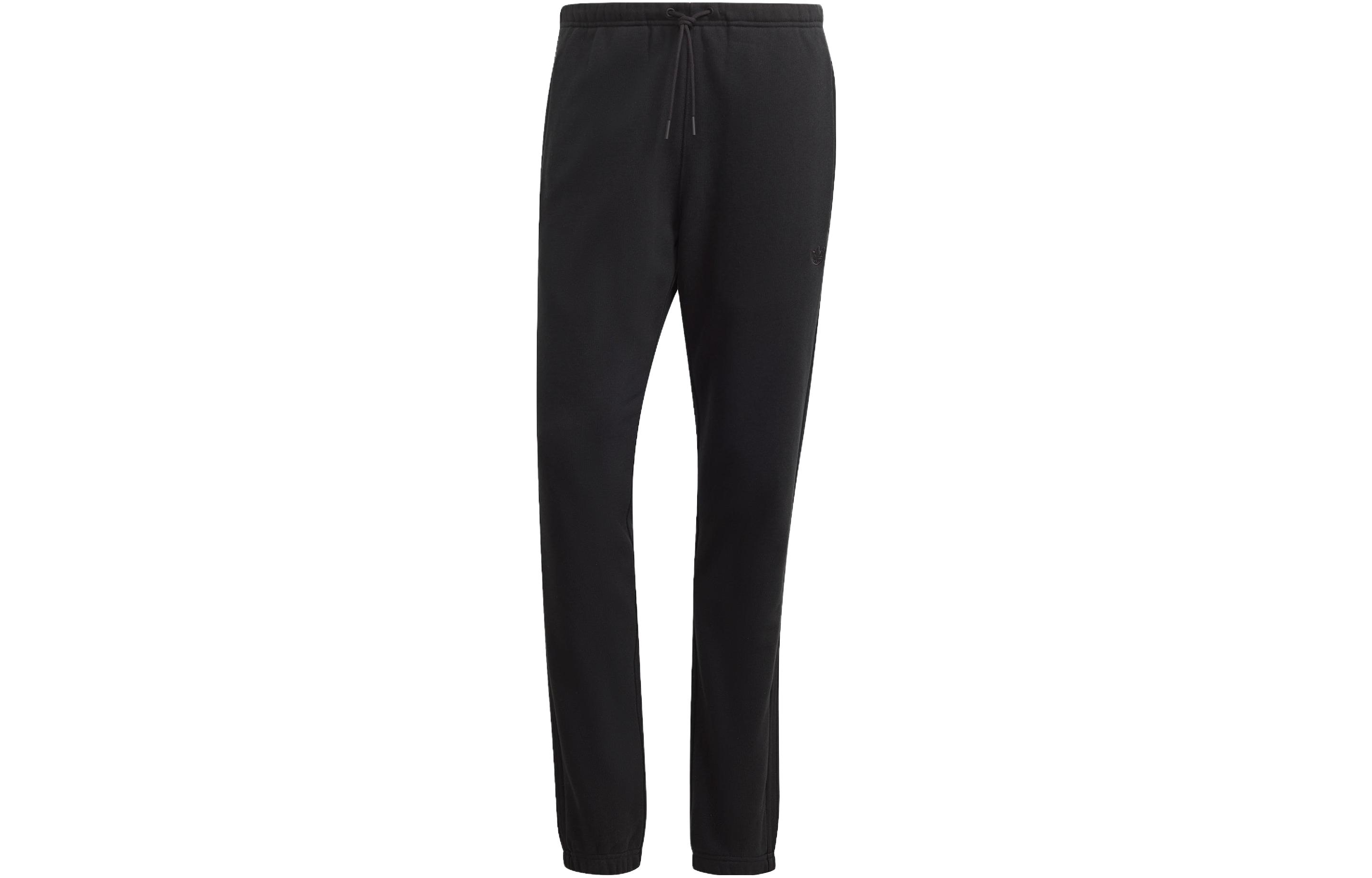 Adidas Originals ESSENTIALS Knitted Sweatpants Men s Black Moderate Cuffed Pants IL6171 S
