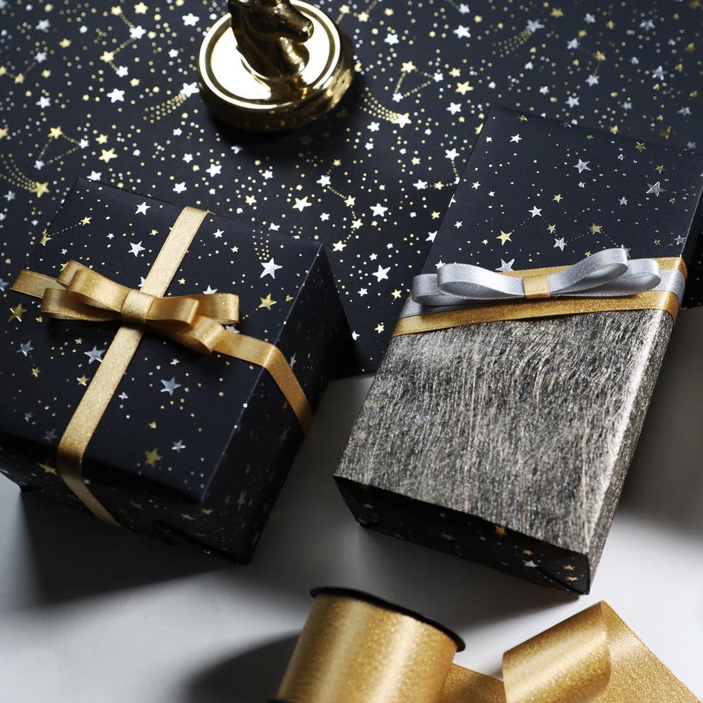 Meteor Silber Heißpräge-Geschenkpapier für Spielzeug und Festival-Bastelarbeiten