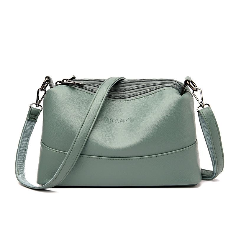 

Новая летняя модная женская сумка для женщин в Европе и Америке, простая мягкая кожаная сумка через плечо, сумка через плечо