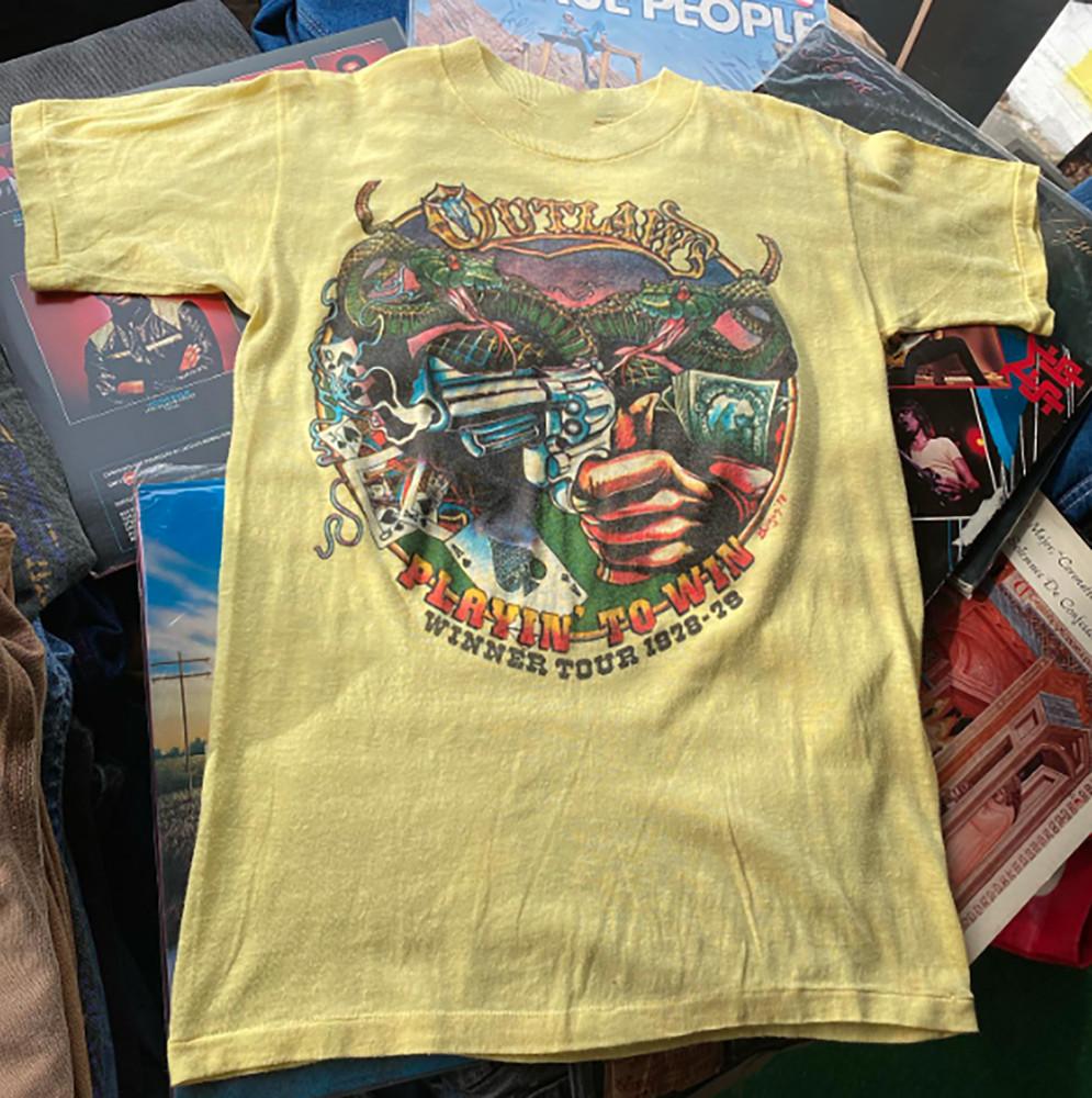 THE OUTLAWS Tour Gift For Fan S to 5XL Unisex Yellow T-shirt Unisex T-Shirt XXL