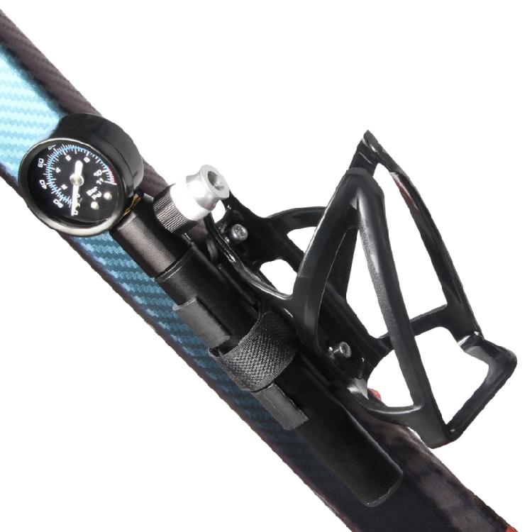 Small Portable Road Bike Hand Pump 160PSI Cycling Tire Inflator Bicycles Tire Pump with Gauge Cycling Accessories
