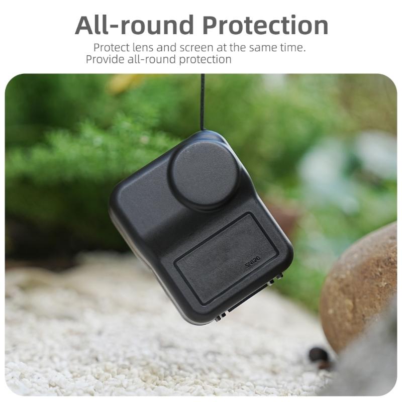 Shockproof Water Resistant EVA Protective Case for Thumb Action Cameras Secure Lock and Adjustable Straps