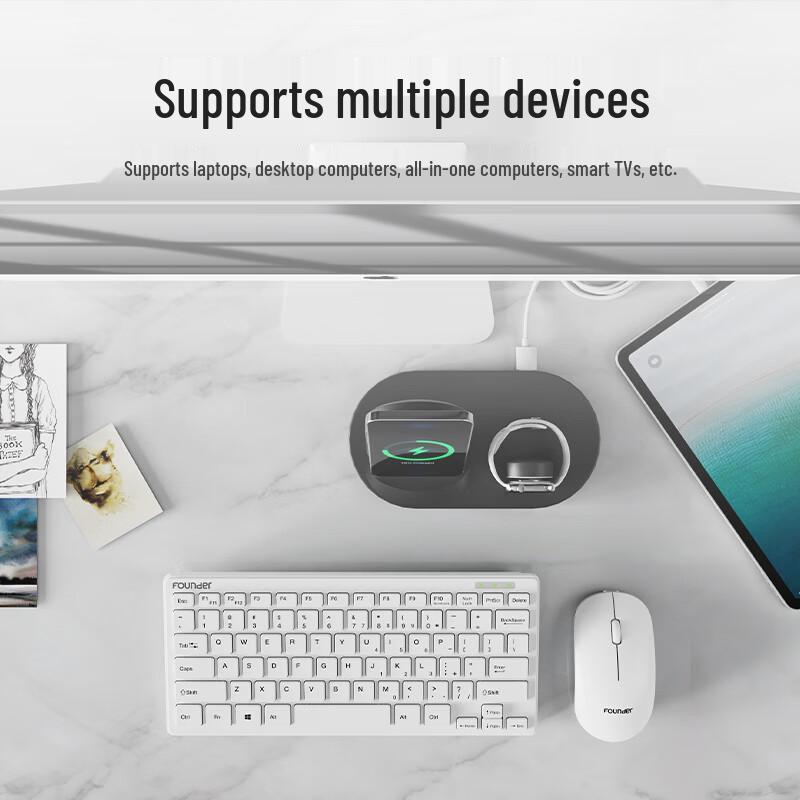 Founder W6226 Wireless Keyboard and Mouse Combo