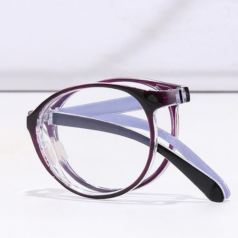 Portable Folding Reading Glasses for women men Ultralight Small Round Frame far sight Glasses Retro Presbyopia Glasses 0 to +4.0