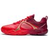 New LiNing Chameleon 6.0 Cushioning Anti Slip Wear Resistant Breathable Support Rebound Low Top Badminton Shoes Unisex Red AYAS014-2