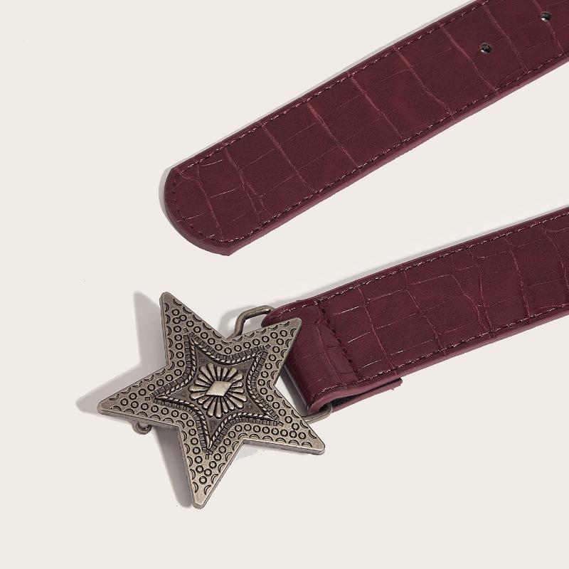 Fashionable Women's Belt American Retro Style Leather Belt—Perfect for Dresses Suits and Instagram-Worthy Looks—Unique Belt