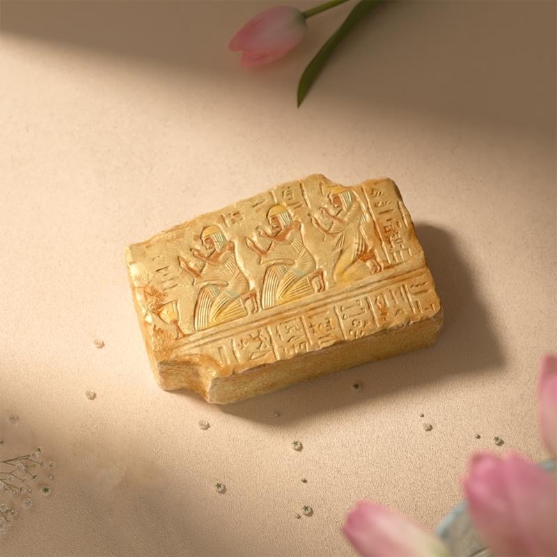 3D Ägyptische Steinstatue Silikon-Vasenformen zum Gießen von Epoxidharz, Blumenvase, Gipsdekoration, Silikon-Kerzenformen