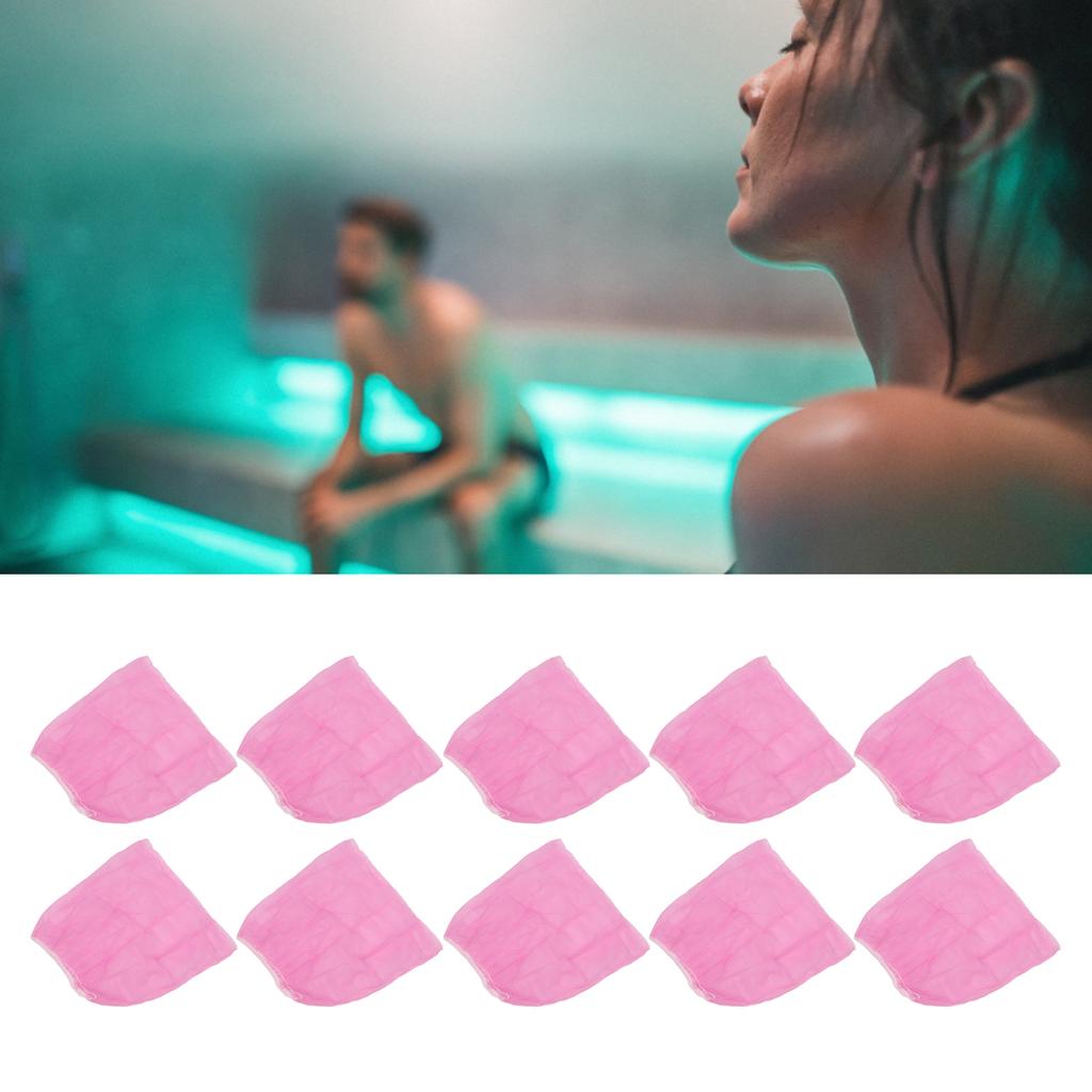 10pcs Disposable Bath Wrap Disposable Sauna Wrap With Adjustable Closure for Beauty Salon