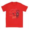 Alastor Hazbins Hotels T Shirt for Pure Cotton Funny T-Shirt Round Collar Tees Short Sleeve Tops 6XL