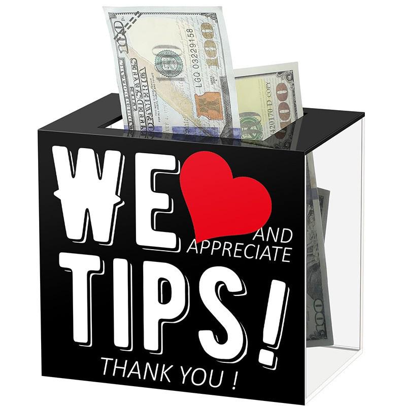 

Акриловая коробка для пожертвований и лотерей Heart Classic