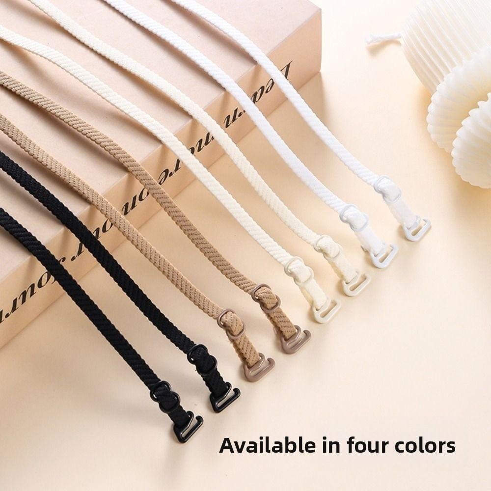 2Pcs Elastic Bra Straps Slip Resistant Lingerie Accessories  Underwear Matching