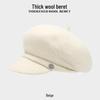 Thick Wool Beret: Japanese & Korean Style Retro Painter Newsboy Hat