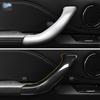 For BMW X1 F48 2016 2017 2018 4pcs ABS Chrome / Carbon Fiber Texture Door Handle Armrest Cover Decorative Trim