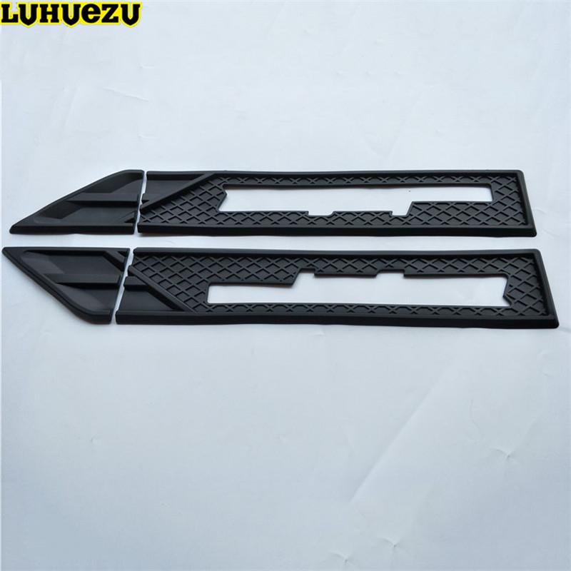 Soft Plastic Car Side Vents Fender Sticker For Toyota Land Cruiser 70 Pick-Up  LC70 LC76 LC78 2010-2017